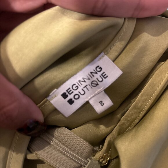 Green Maxi Dress - Picture 3 of 3